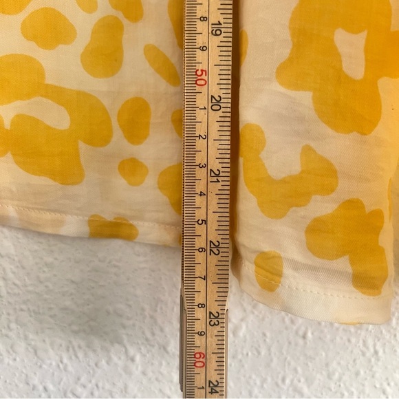 MOTHER The Sunburst Leopard Floral Wash 100% Cotton Button Down Blouse Top SizeM - Picture 3 of 8